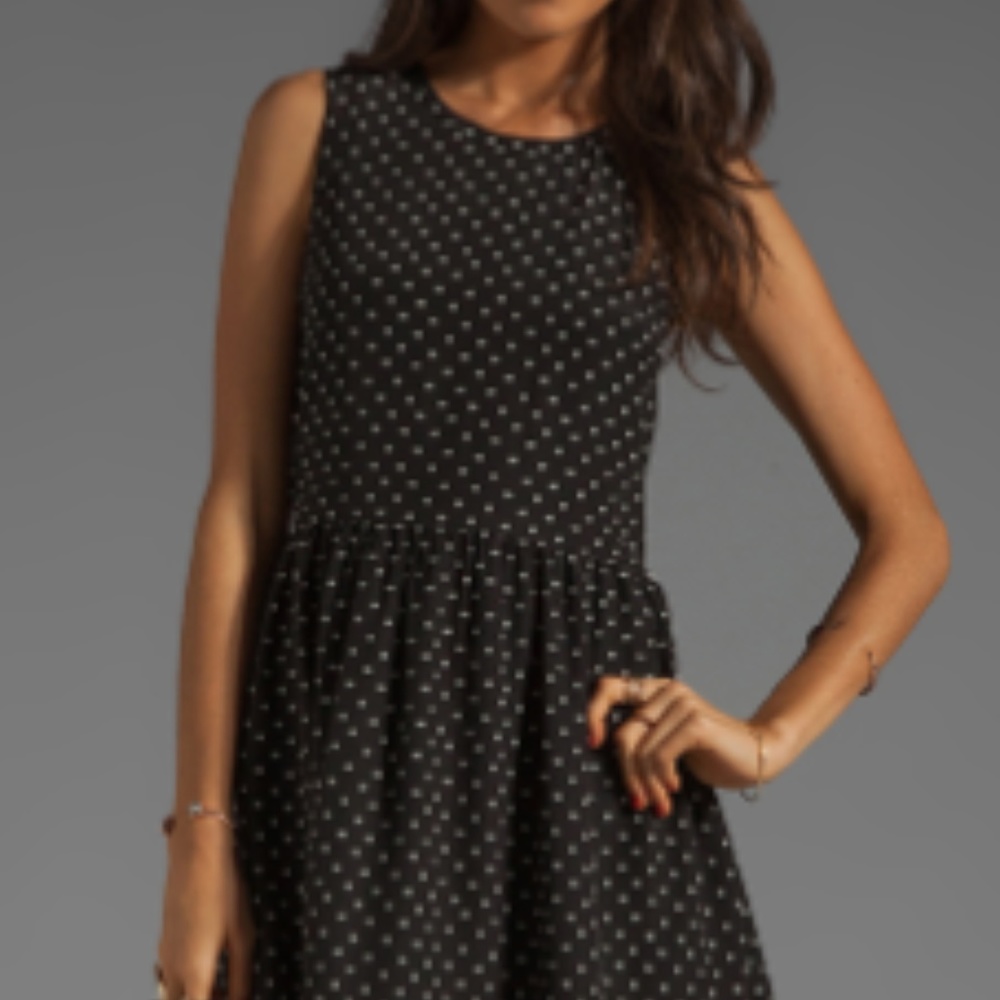 Joie Polk-A-Dot Dress
